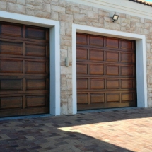 wood cube garage doors