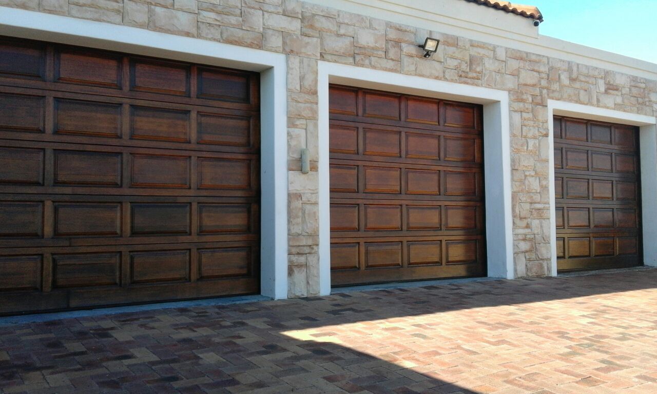 wood cube garage doors